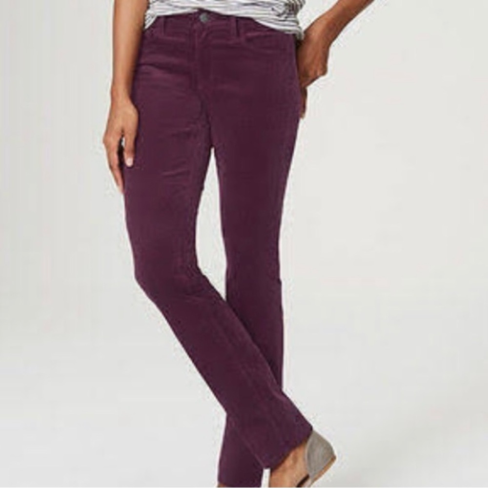 ANN TAYLOR Modern Fit Straight Leg Corduroy Pants—SZ. 2